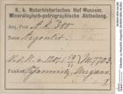 Etiketten zu Akanthit (Argentit) (NHMW-MIN-Ak380)